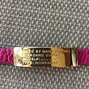 Marc by Marc Jacobs leather bracelet